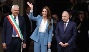 Kate Middleton viaja a Italia, en su primera visita oficial al extranjero desde su c&aacute;ncer