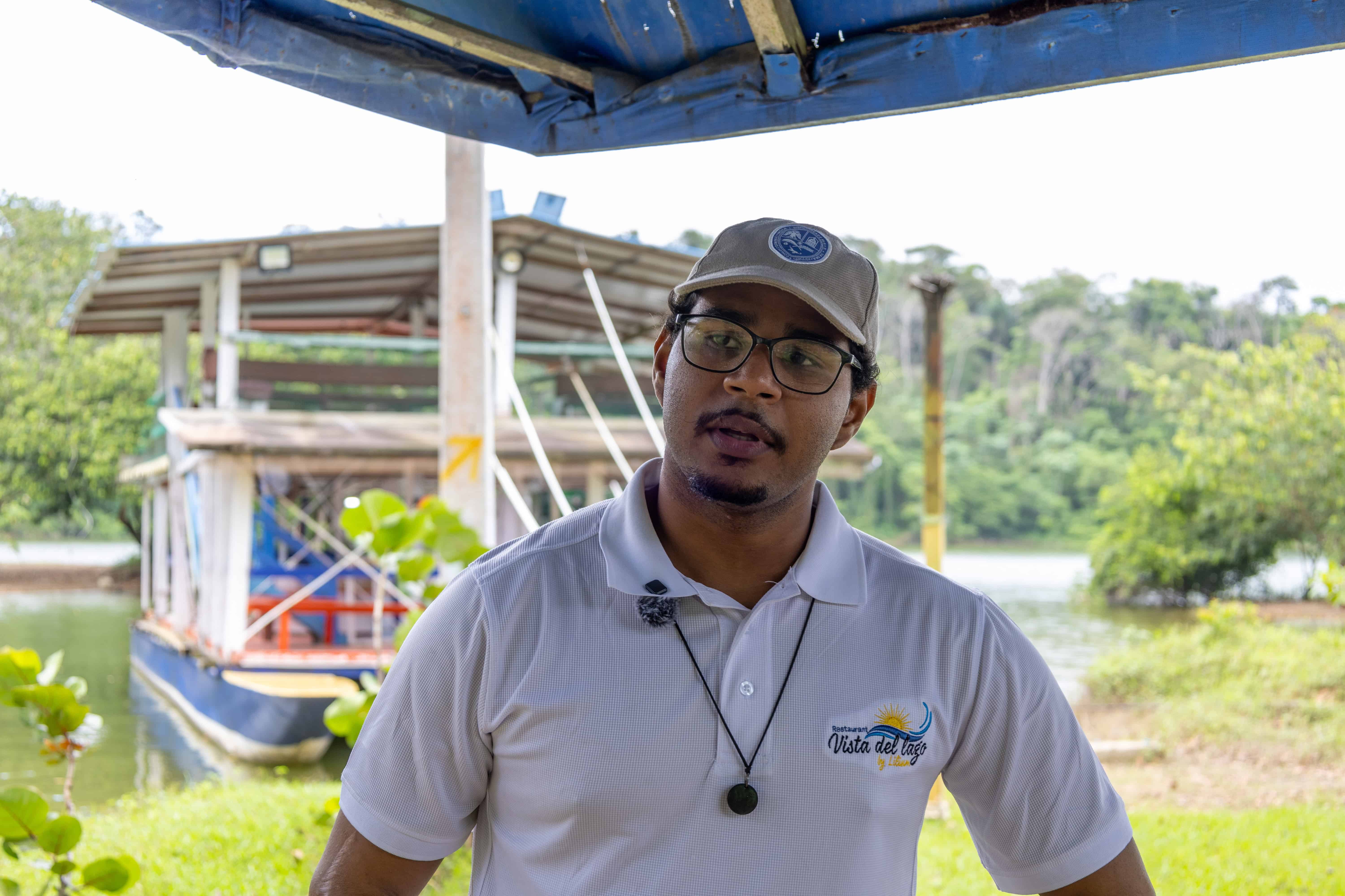 Alexis Gabriel labora para un restaurante en pr&oacute;ximo al embalse.&nbsp;