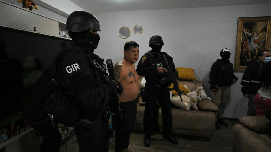 Polic&iacute;a de Ecuador captura a l&iacute;der de la mafia que controlaba Quito