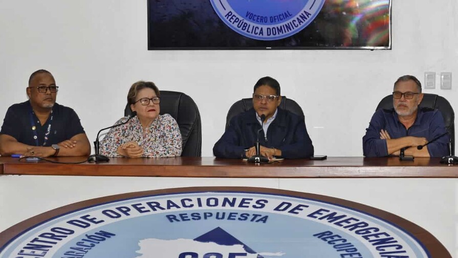 Indomet advierte sobre lluvias significativas desde este domingo; COE coloca provincias en alerta