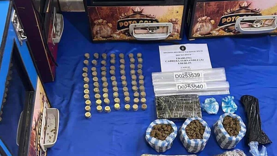 La DNCD arresta a siete en Capotillo y ocupa m&aacute;s de tres mil gramos de drogas