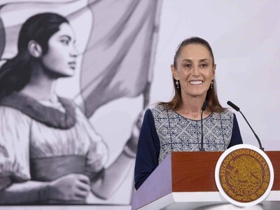 Claudia Sheinbaum sostiene una "cordial y excelente" llamada con Trump