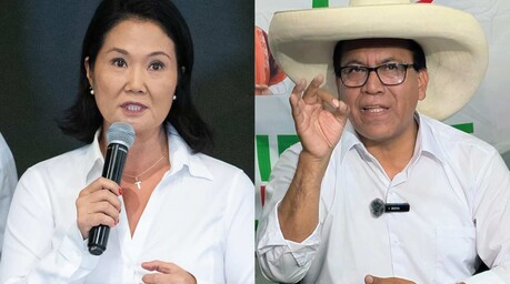 Fujimori y S&aacute;nchez est&aacute;n a menos de tres puntos en el &uacute;ltimo simulacro de votaci&oacute;n en Per&uacute;