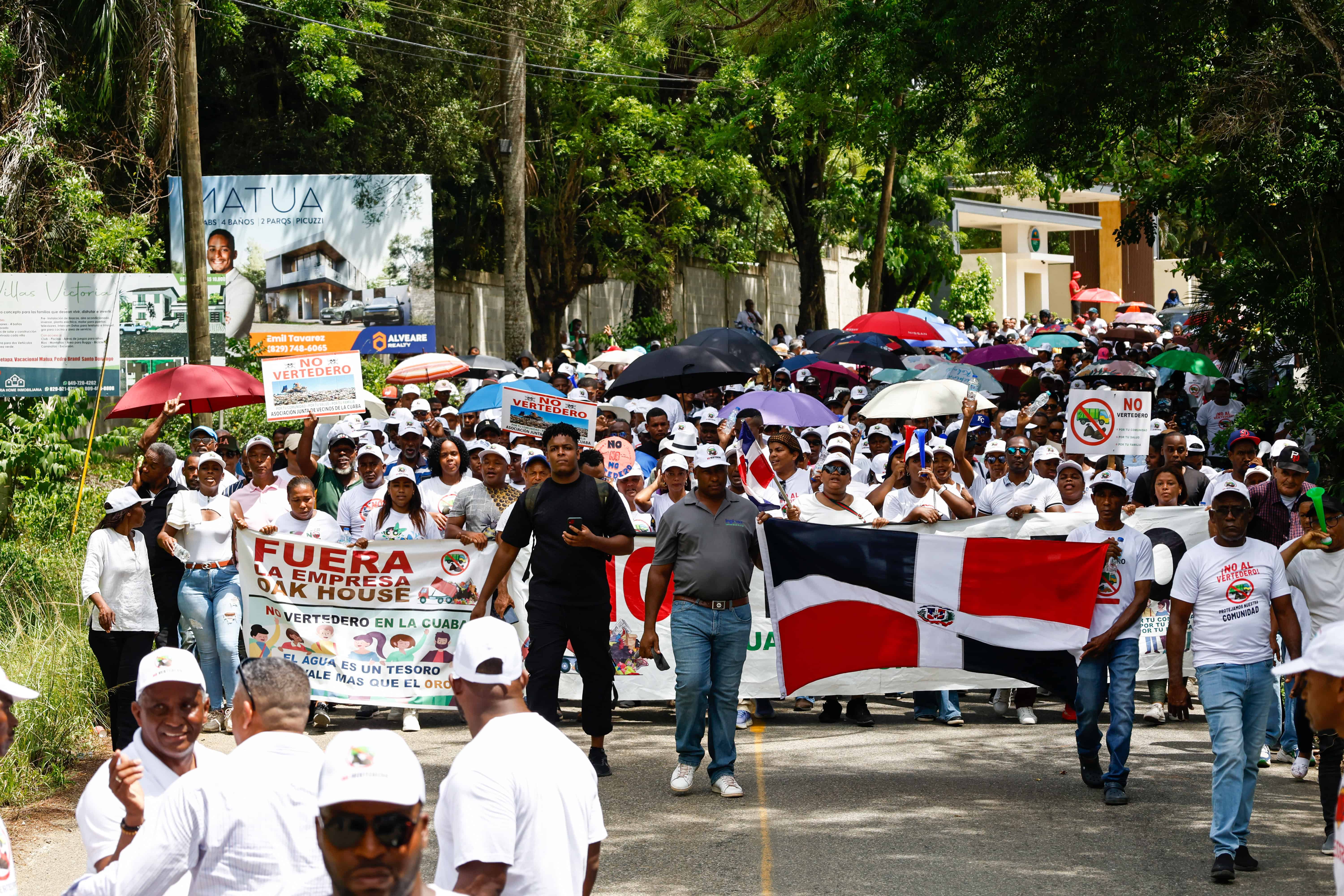 Imagen de archivo con protestas en La Cuaba