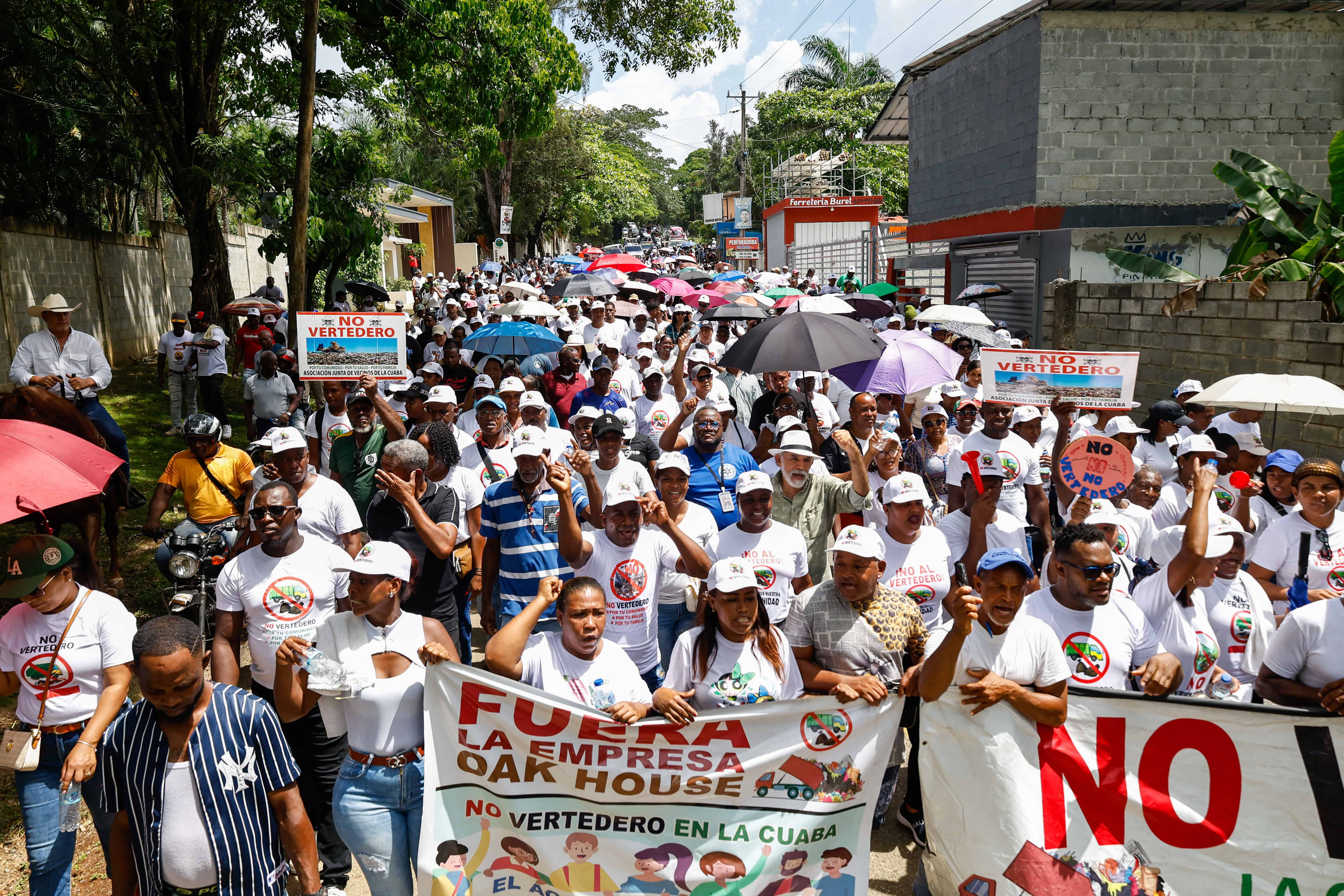 Imagen de archivo con protestas en La Cuaba