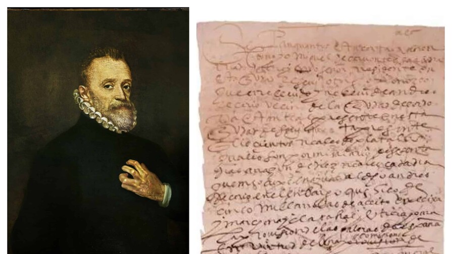 Una carta firmada por Miguel de Cervantes en Sevilla en 1593 sale a subasta por 120,000 euros