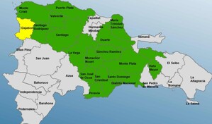 El COE mantiene 17 provincias y el Distrito Nacional bajo alerta por vaguada