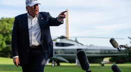 El helic&oacute;ptero de Trump tuvo un acercamiento en vuelo con un avi&oacute;n comercial en Washington