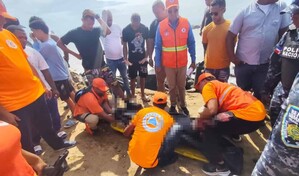 Recuperan cuerpo de una adolescente en aguas del Atl&aacute;ntico en Nagua