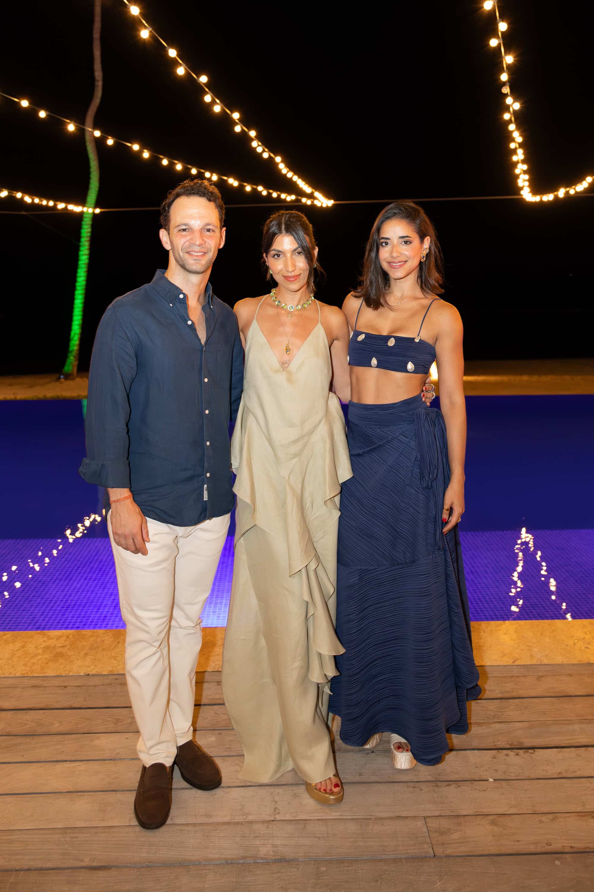 Charles Keusters, Alexandra Hannecart e Isabela Pichardo.