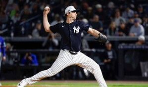 VIDEO | Gerrit Cole supera a Roger Clemens en la lista de los m&aacute;s ponchadores de los Yankees