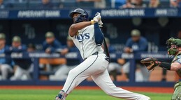 Video| Junior Caminero conecta su jonr&oacute;n 13 y los Rays aplastan a los Orioles