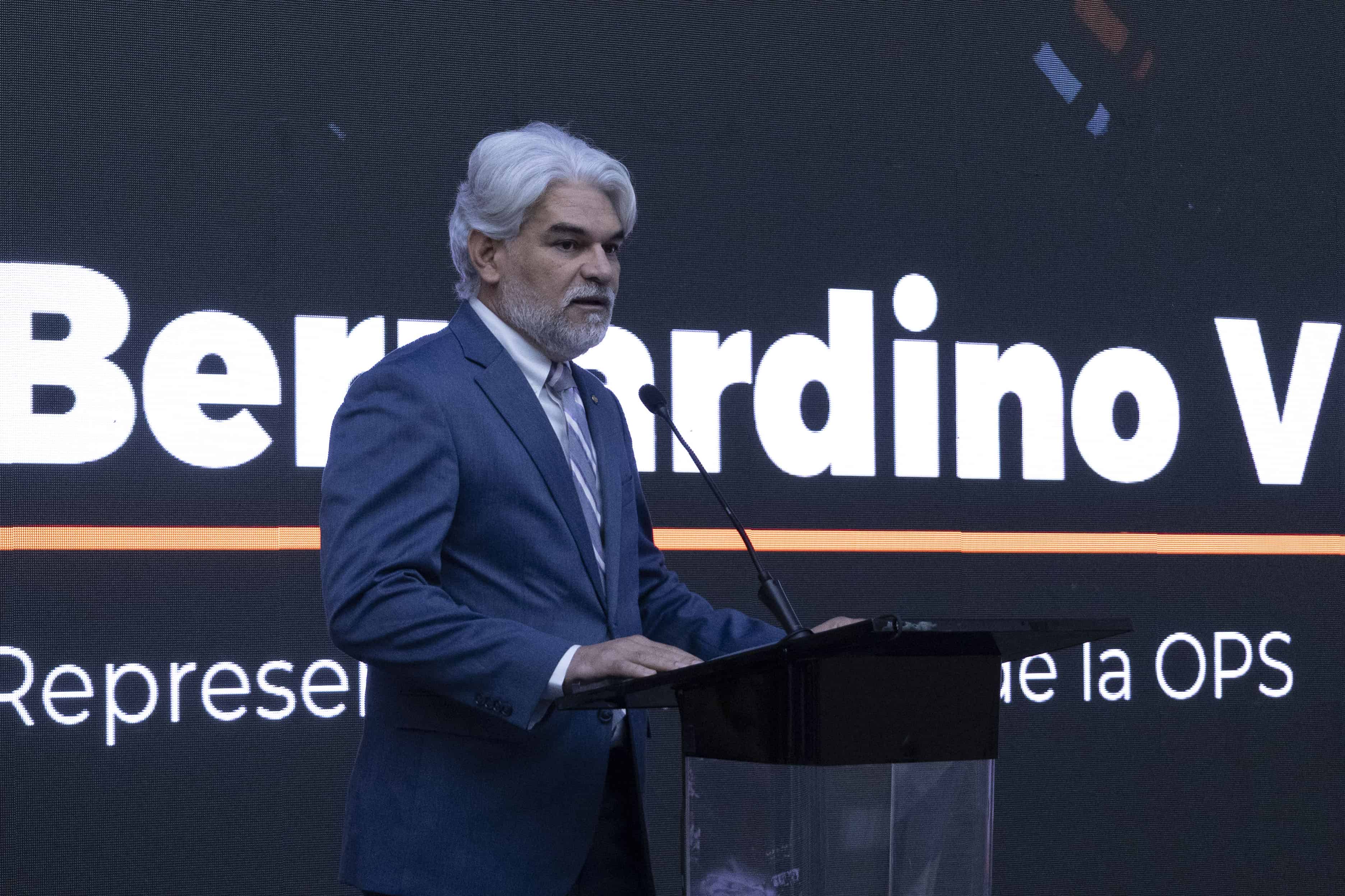 Bernardino Vitoy, representante de la OPS en el pa&iacute;s.