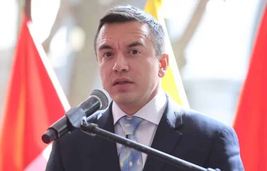 Noboa afirma que los homicidios en Ecuador bajaron un 39 % tras 15 d&iacute;as de toque de queda