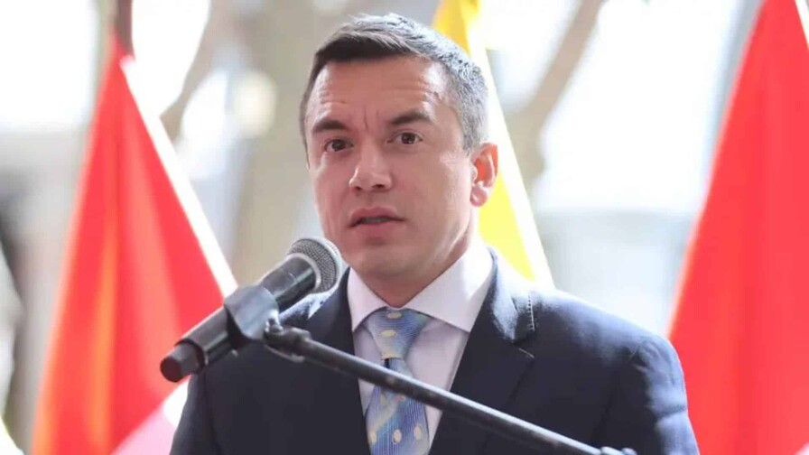 Noboa anuncia el despliegue de 4,000 polic&iacute;as y militares en Quito para reforzar seguridad