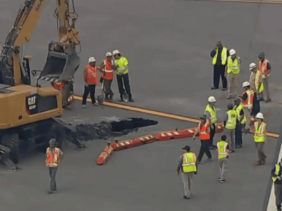 Operaciones del aeropuerto LaGuardia se Restablecen tras socavón