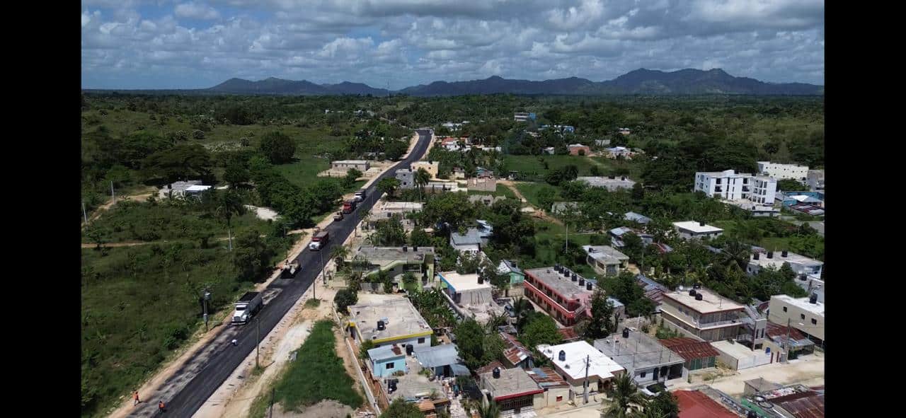 Parte de la ruta del desvío La Ceiba