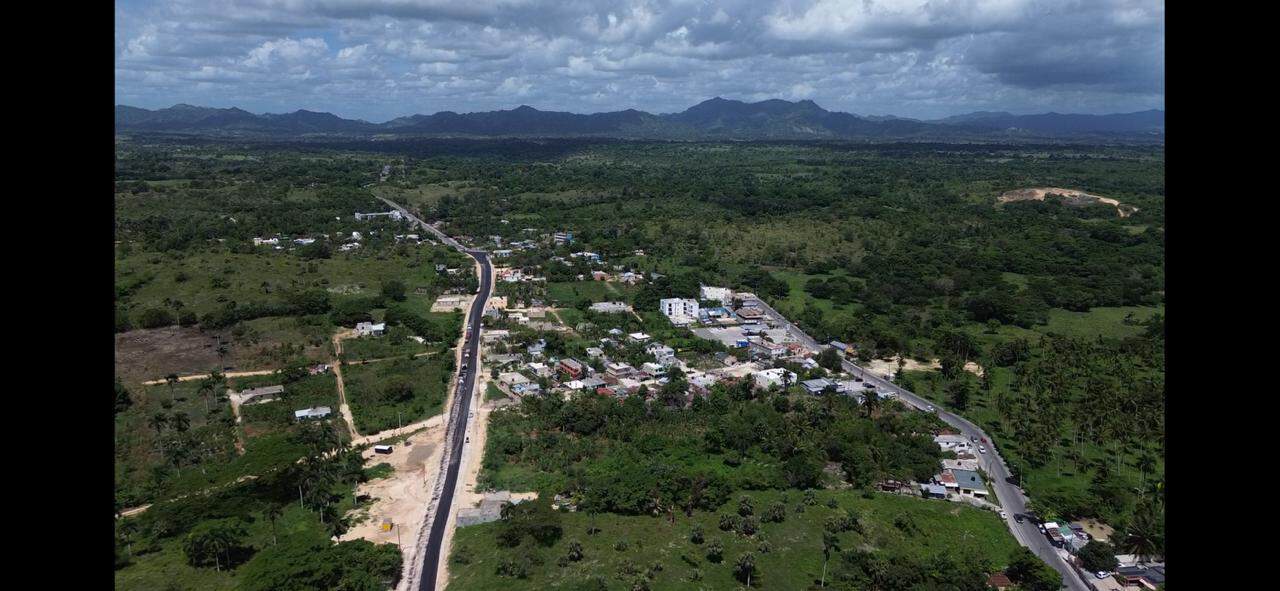Parte de la ruta del desvío La Ceiba