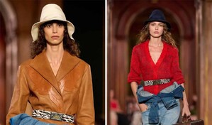 Volantes, cuero motero y celebridades, a juego en el desfile de Louis Vuitton en Nueva York