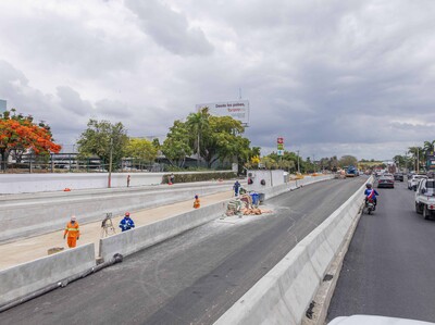 Avanzan trabajos del túnel de la avenida Luperón con 27 de Febrero