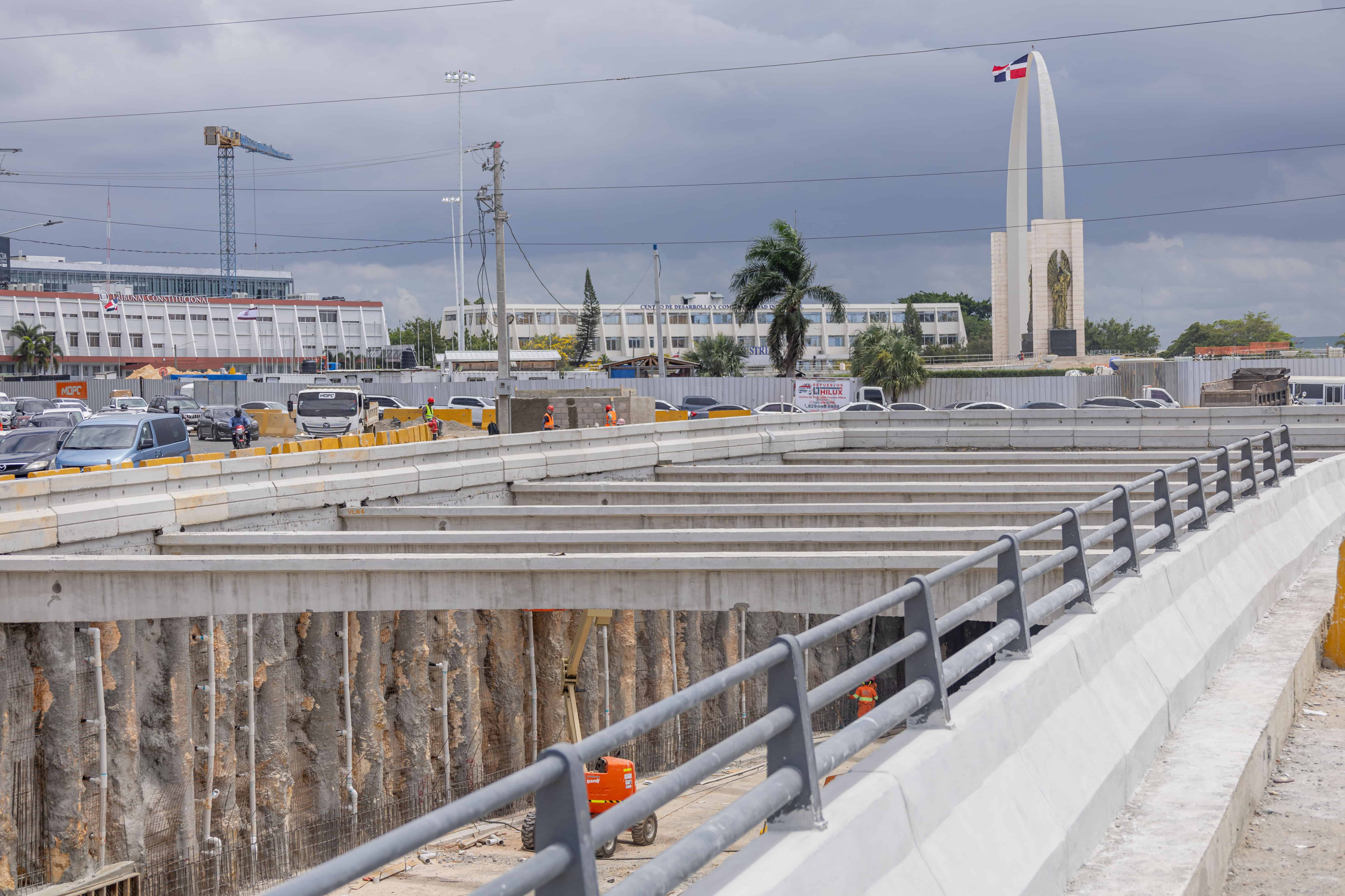 La obra est&aacute; dotada de vigas de seguridad.