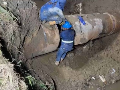 Continúan trabajos por avería que afecta agua en el DN