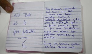 La libreta de Carolina: seis p&aacute;ginas de dolor que anticiparon su tr&aacute;gica muerte