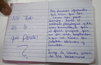 La libreta de Carolina: seis páginas de dolor que anticiparon su trágica muerte