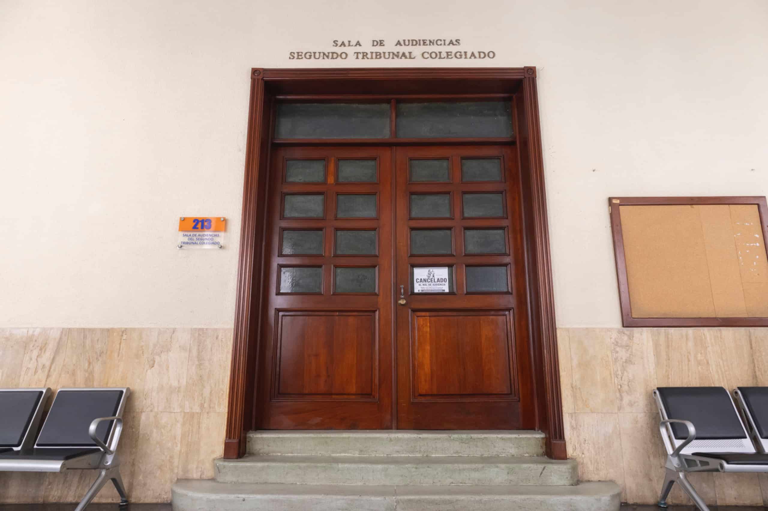 Los tribunales avisaron a los usuarios que estaba cancelado el rol de audiencias 