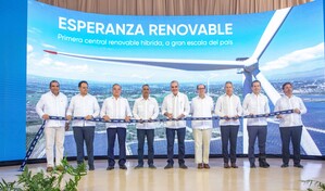 EGEHaina inaugura central que inyectar&aacute; energ&iacute;a solar y e&oacute;lica al sistema