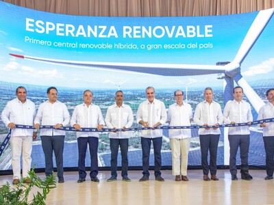 EGEHaina inaugura parque que inyectará energía solar y eólica
