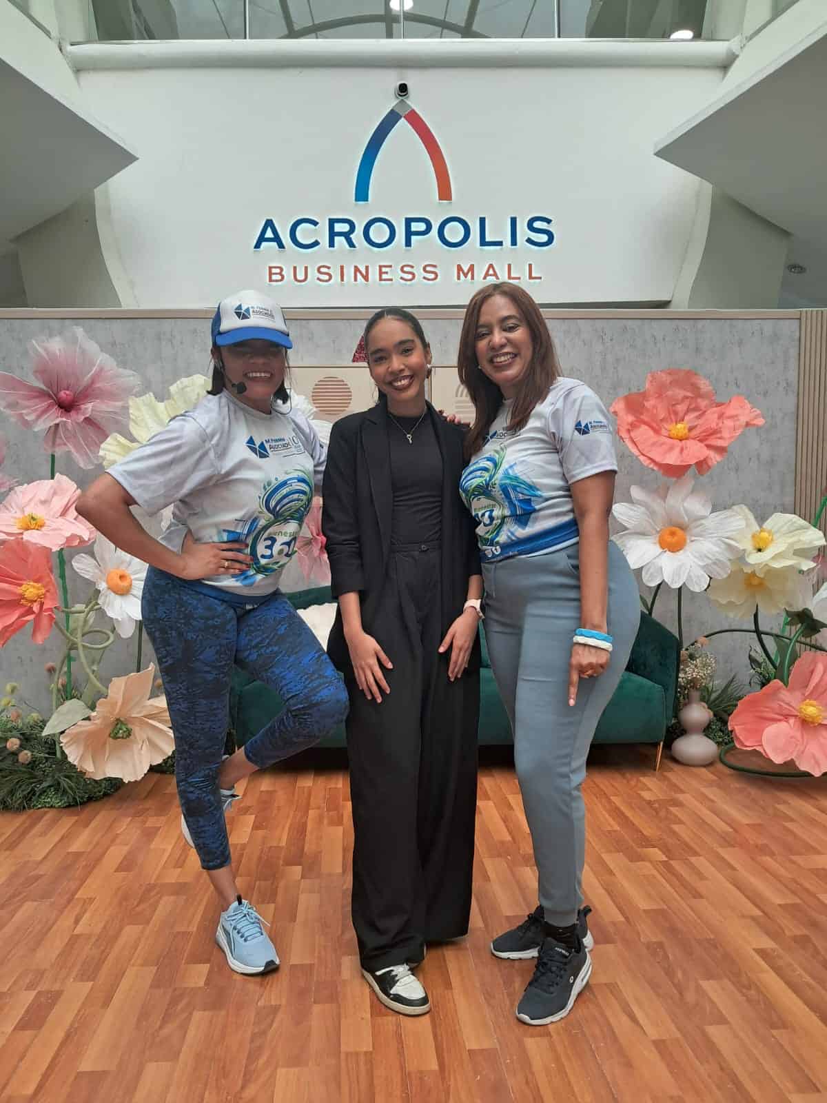Aim&eacute;e Rosa, Keany Alcantara y Marisol Fermin.