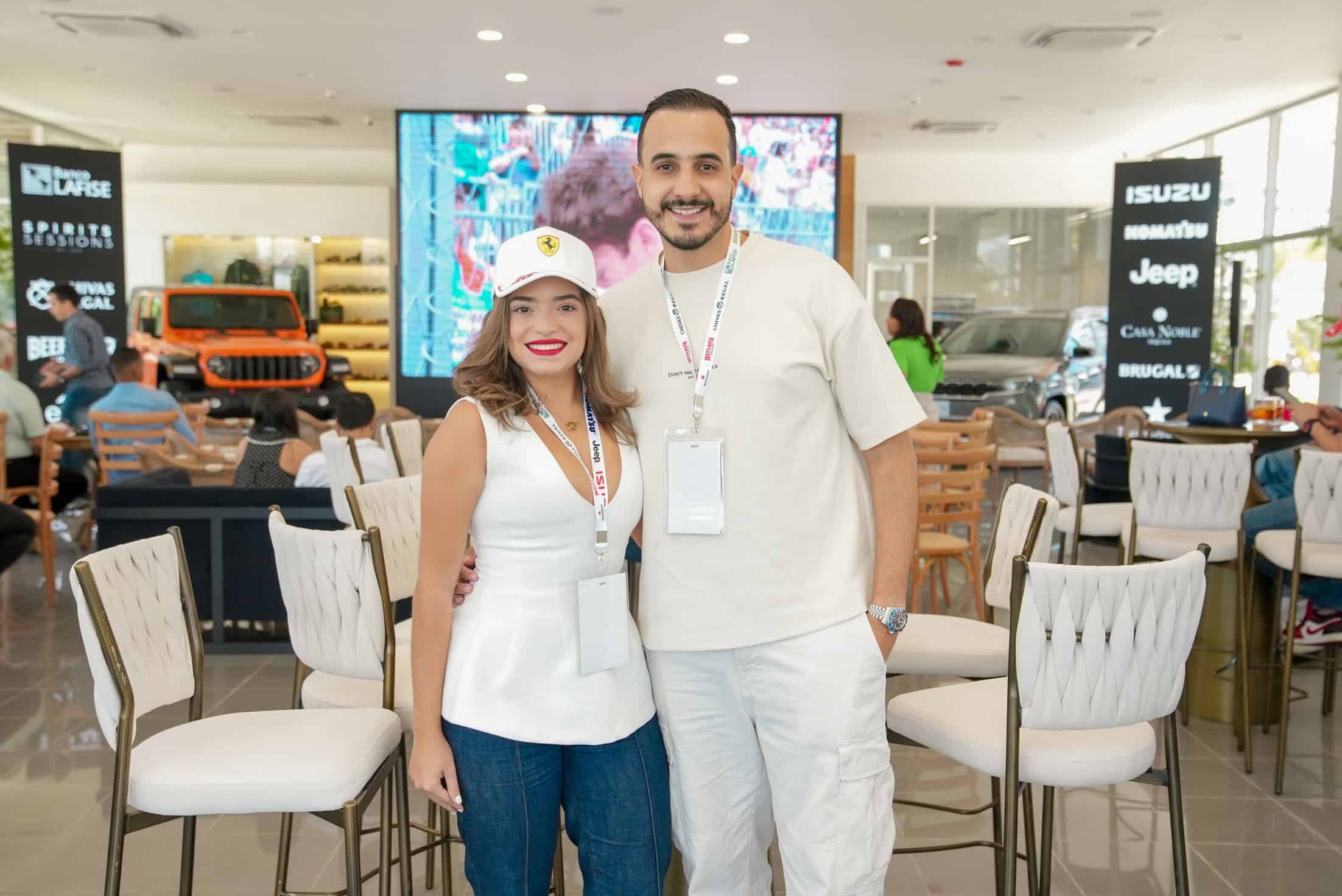 Angie Rodríguez y Enmanuel Fermín.