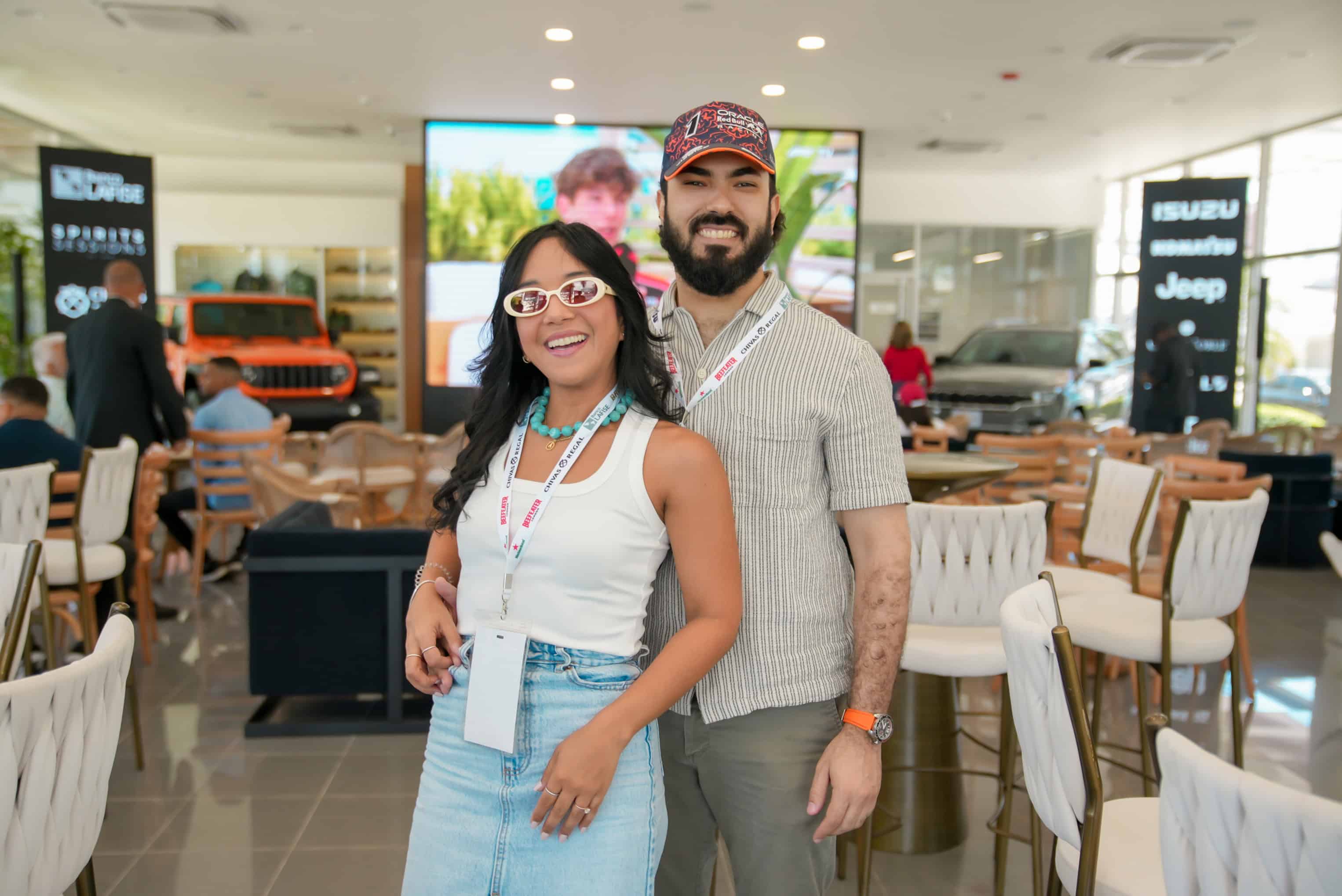 Audrey Cruz y Miguel Peña.