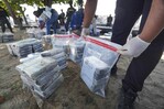 Alijo de cocaína incautado en la costa sur de Santo Domingo supera la tonelada Alijo de cocaína incautado en la costa sur de Santo Domingo supera la tonelada