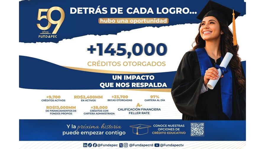 Fundapec: 59 a&ntilde;os impulsando el desarrollo del talento dominicano a trav&eacute;s de la educaci&oacute;n
