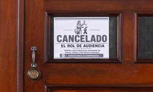 Jueces paralizan tribunales ante "silencio" a reclamos