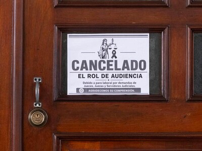 Paro de jueces se cumple en República Dominicana