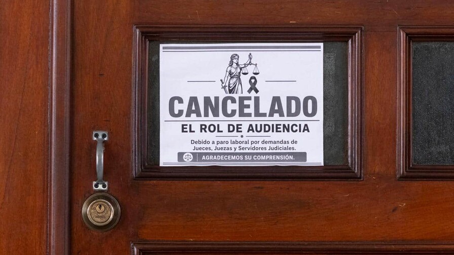 Jueces paralizan tribunales ante "silencio" a reclamos Jueces paralizan tribunales ante "silencio" a reclamos