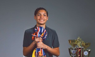Pedro Curiel, el ni&ntilde;o que convierte en medallas los deportes practicados
