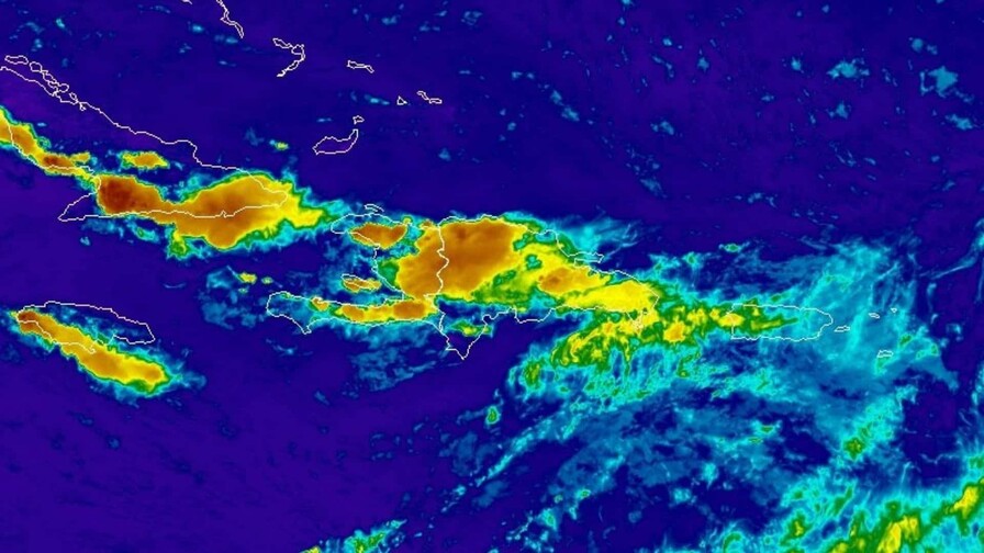 Continuar&aacute;n los aguaceros fuertes y tormentas el&eacute;ctricas en la noche de este s&aacute;bado