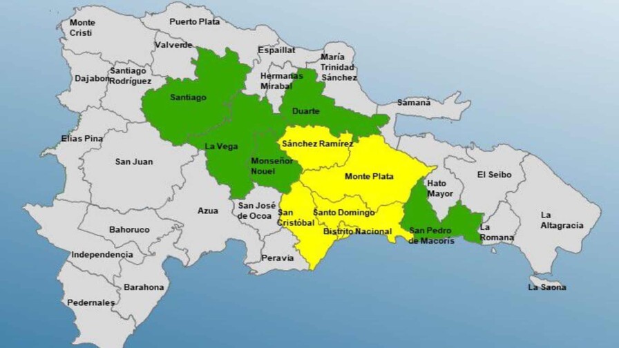 Cuatro provincias en alerta amarilla y cinco en verde por incidencia de vaguada Cuatro provincias en alerta amarilla y cinco en verde por incidencia de vaguada