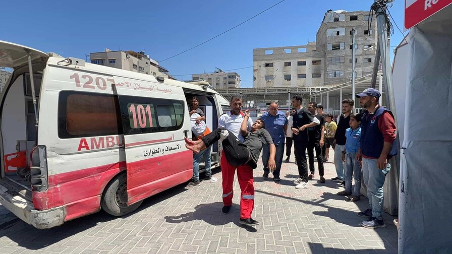 Israel mata a 5 palestinos en un ataque con dron a un puesto policial en el norte de Gaza