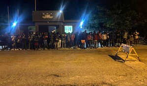 Con apoyo de drones, militares detienen a 73 extranjeros haitianos indocumentados en la frontera de Dajab&oacute;n