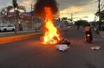 Protestan en San Francisco de Macorís por muerte de un menor durante operativo policial Protestan en San Francisco de Macorís por muerte de un menor durante operativo policial