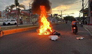 Protestan en San Francisco de Macor&iacute;s por muerte de un menor durante operativo policial