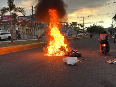 Protestas en San Francisco de Macorís tras muerte de un menor