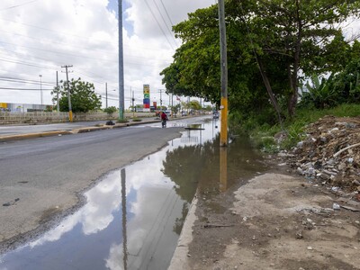 Vecinos del residencial Doña Idalia reclaman solución a males