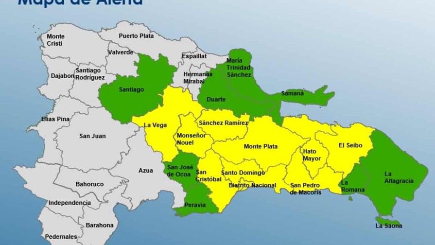 El COE mantiene 18 provincias en alerta por efectos de vaguada y onda tropical El COE mantiene 18 provincias en alerta por efectos de vaguada y onda tropical