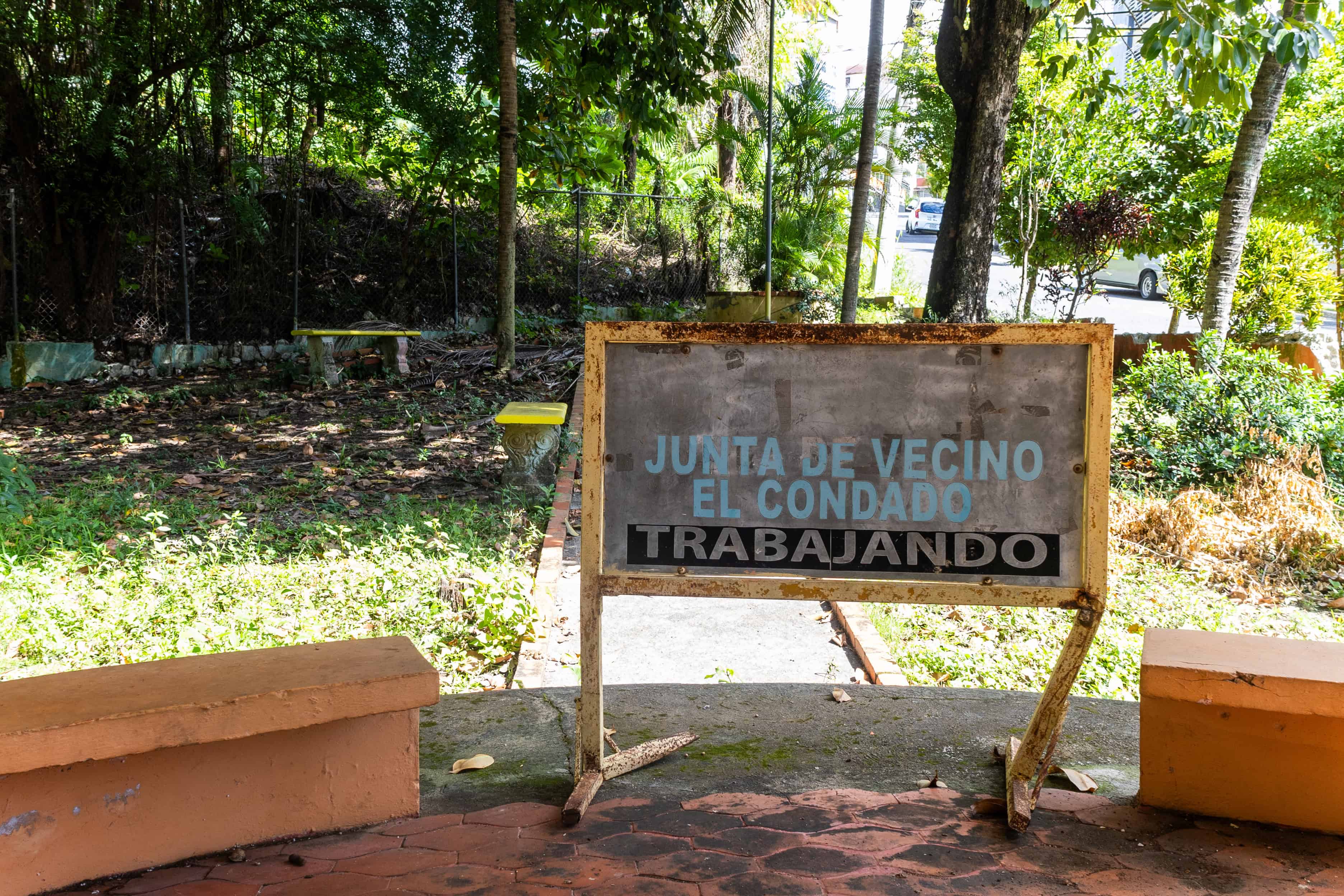 La gente no usa el parque desde hace años.